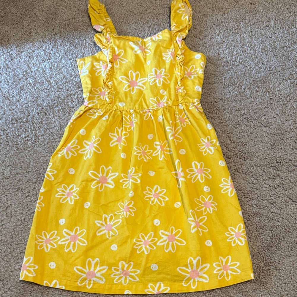 💜 3 for $10 Carter's Sunny Yellow Floral Dress
